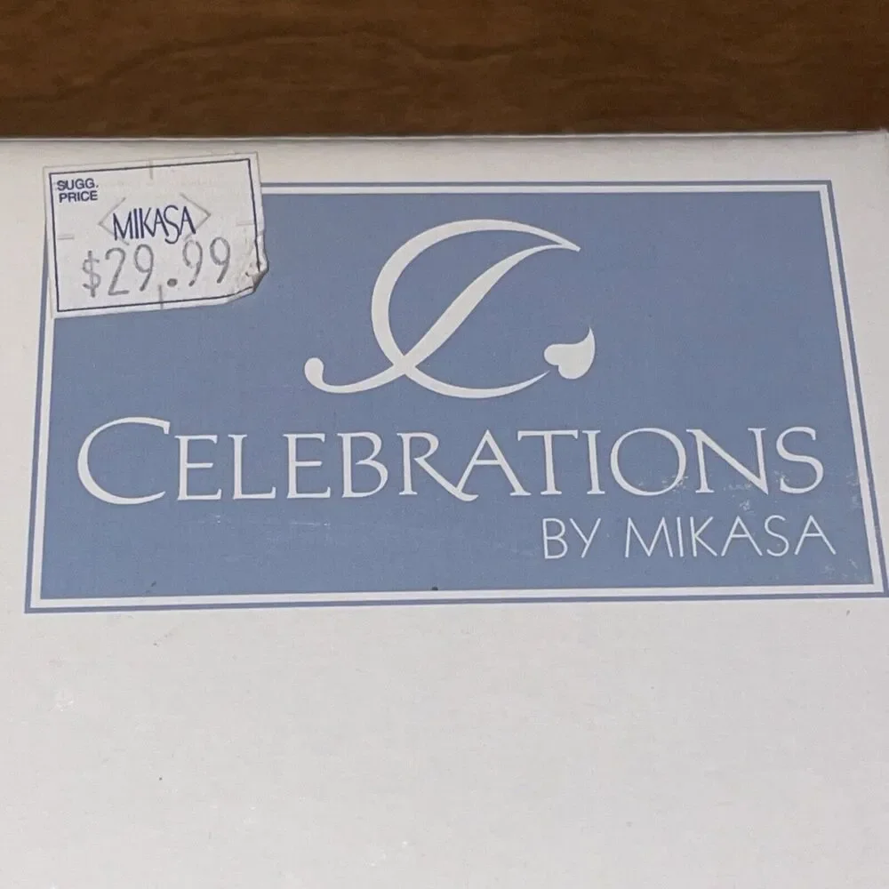 Mikasa Votive Candle Holders Celebrations Facets Collection Set Of 3 Open Box